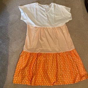 Adorable Tiered Dress. NWOT Large